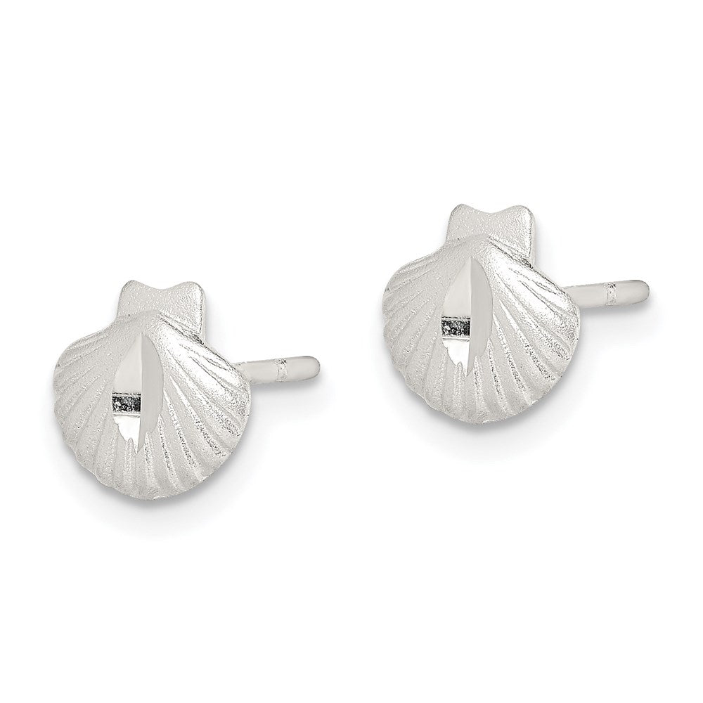 Sterling Silver Shell Mini Earrings