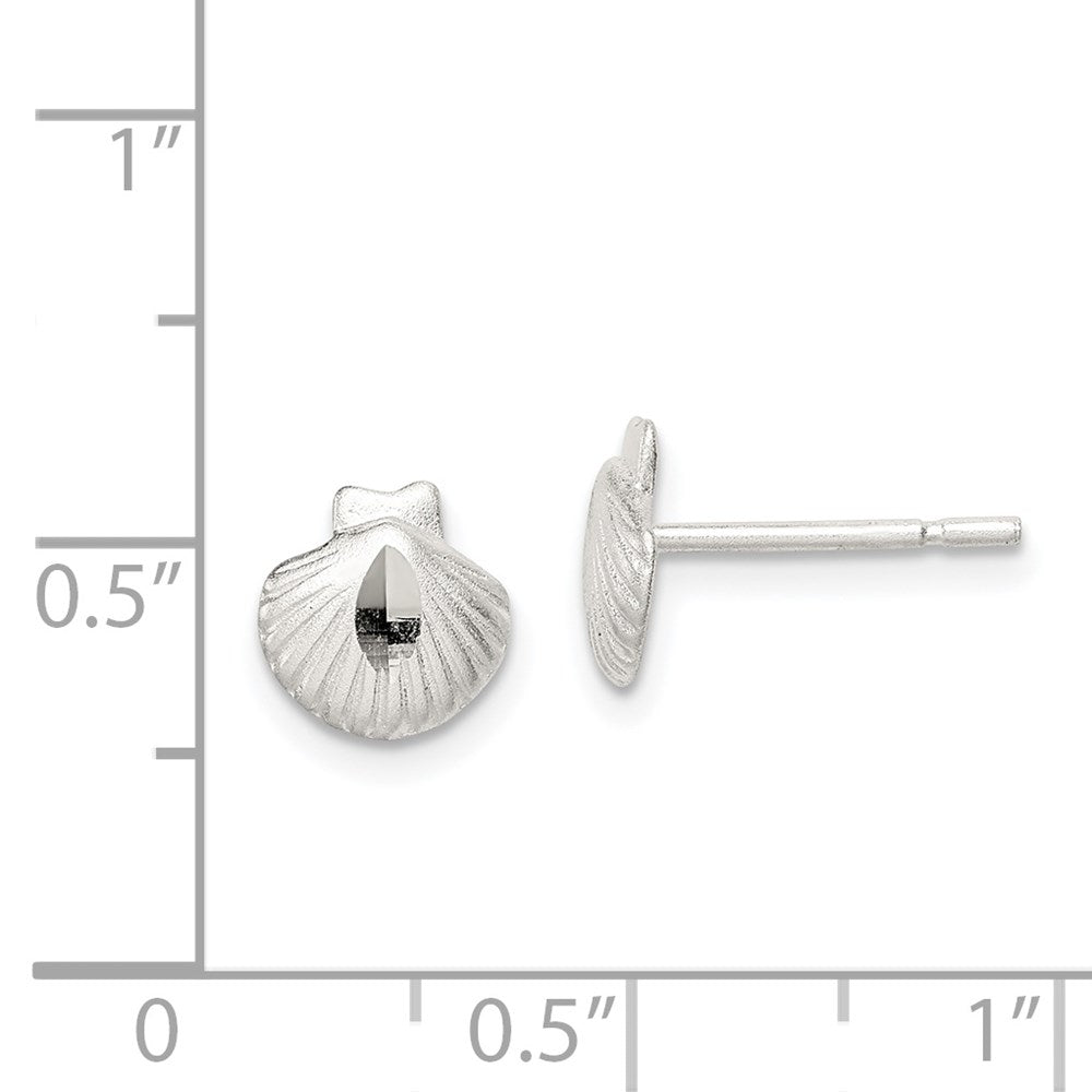 Sterling Silver Shell Mini Earrings