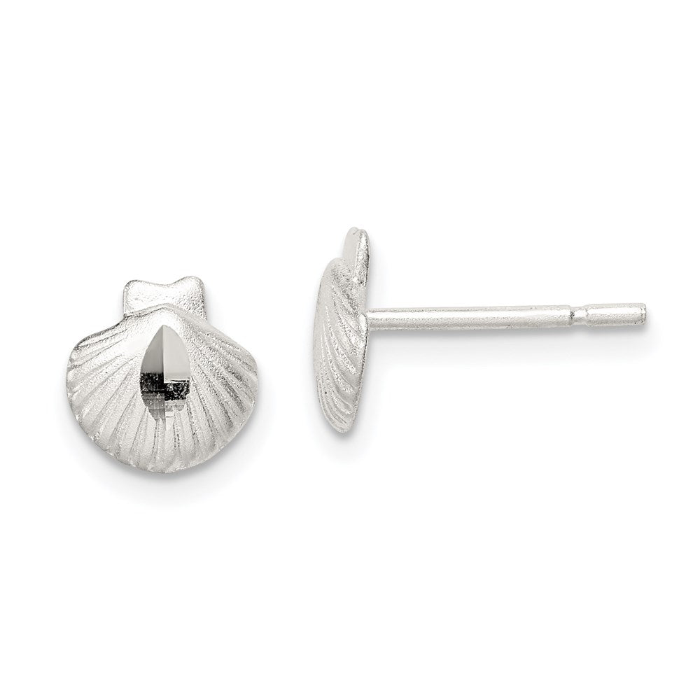 Sterling Silver Shell Mini Earrings