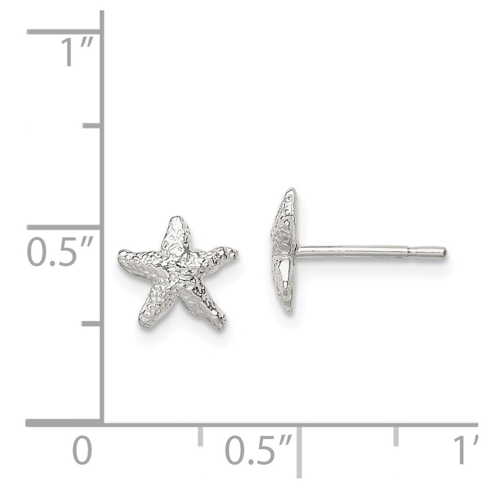 Sterling Silver Starfish Mini Earrings