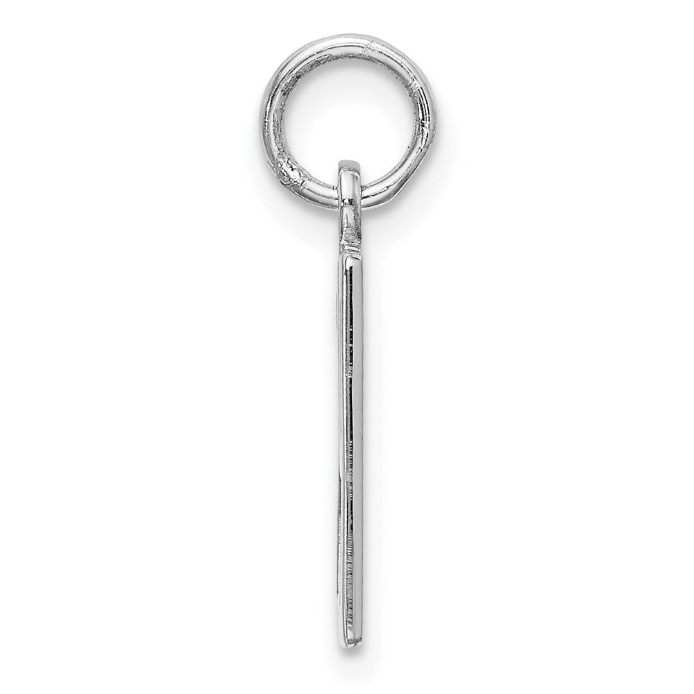 Sterling Silver/Rhodium-plated Elongated Number 29 Charm