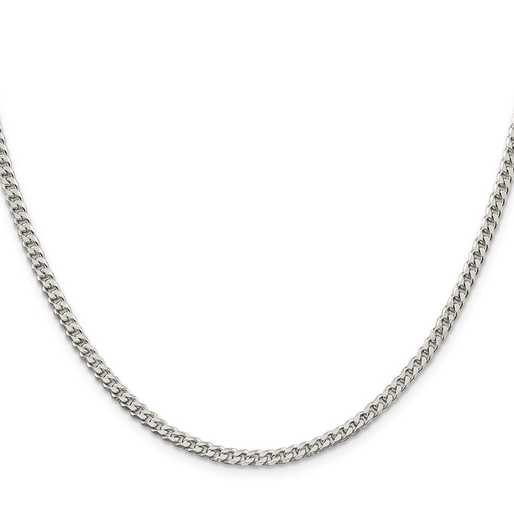 Sterling Silver Polished 3.15mm Curb Chain