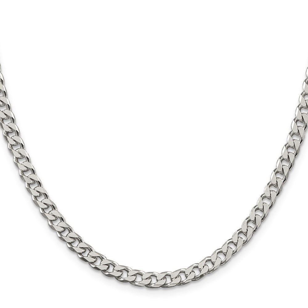 Sterling Silver Polished 5mm Curb Chain