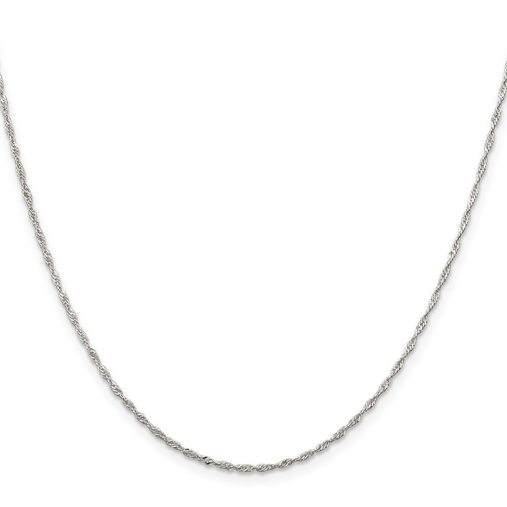 Sterling Silver 1.4mm Singapore Chain