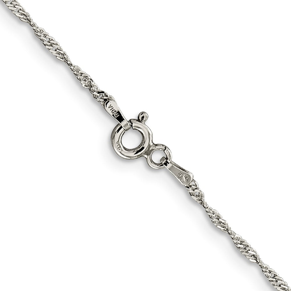 Sterling Silver 1.4mm Singapore Chain