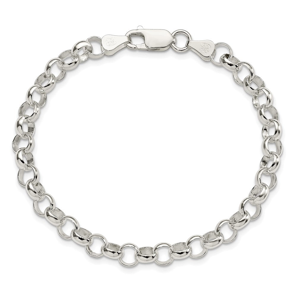 Sterling Silver 6.0mm Belcher Light Bracelet