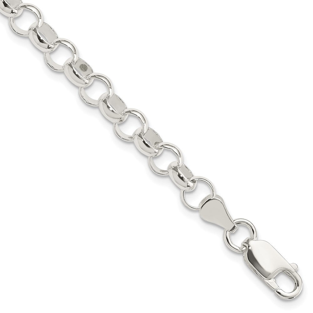 Sterling Silver 6.0mm Belcher Light Bracelet