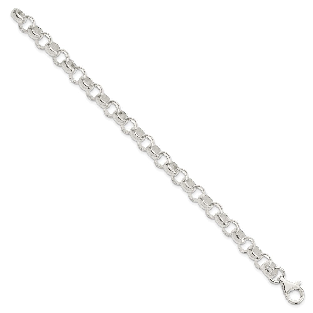 Sterling Silver 8.00mm Belcher Light Bracelet