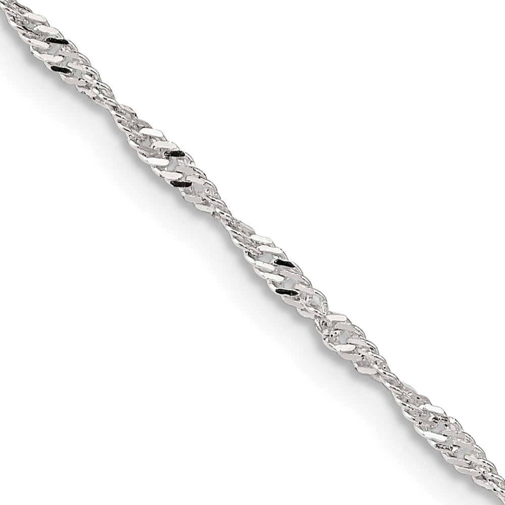 Sterling Silver 1.75mm Singapore Chain