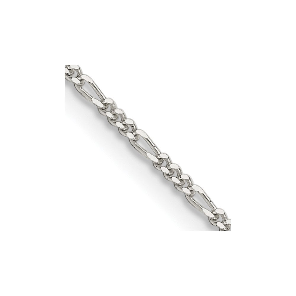 Sterling Silver 1.4mm Figaro Chain