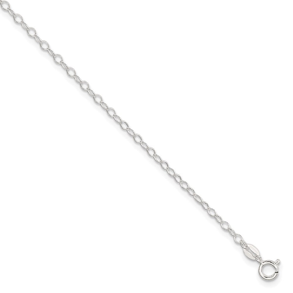 Sterling Silver 2.5 mm Fancy Anklet