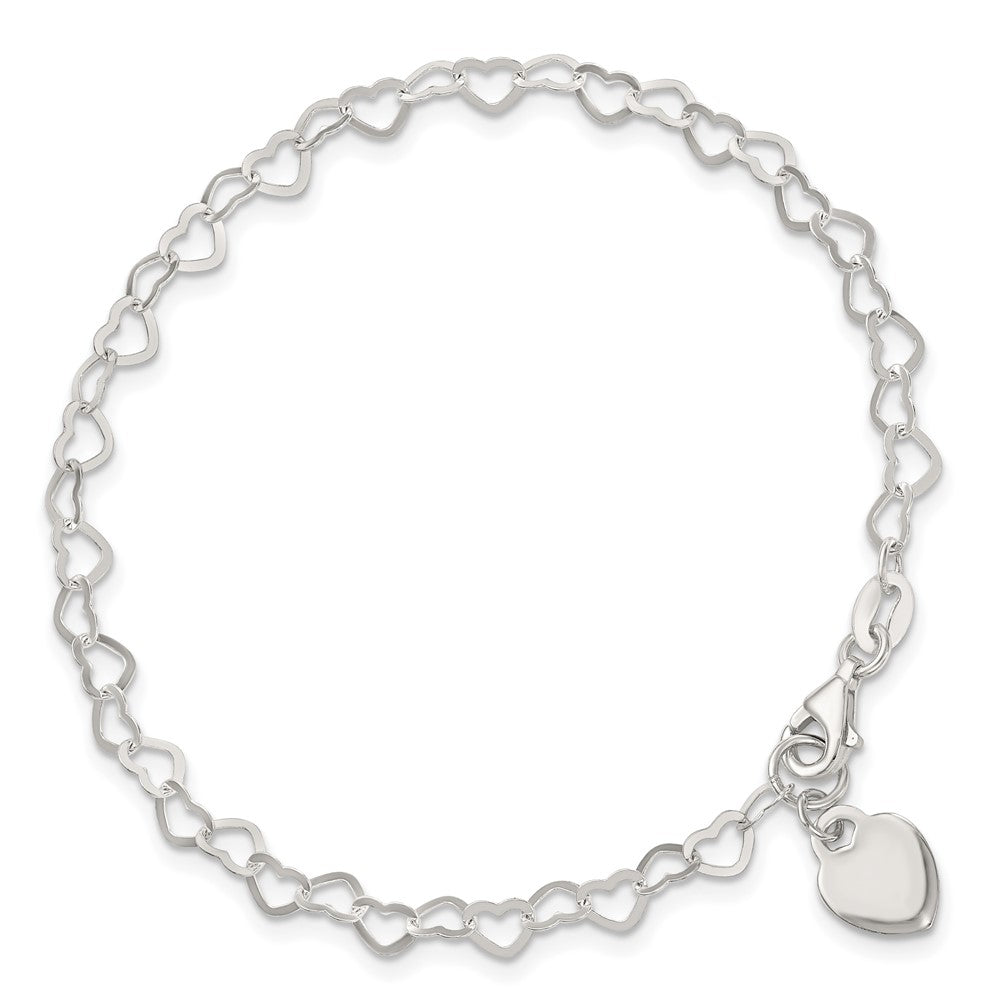 Sterling Silver Fancy Link Bracelet