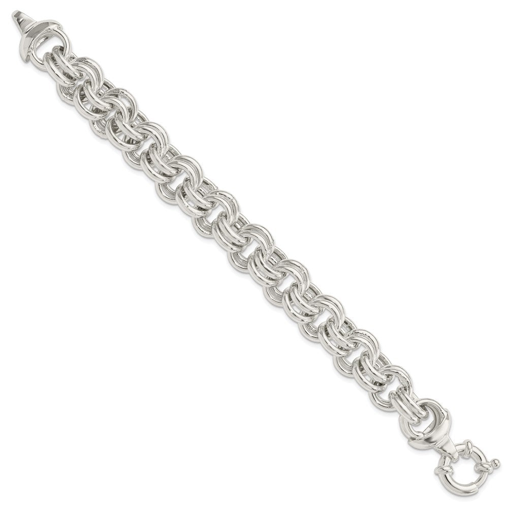 Sterling Silver Fancy Link Bracelet