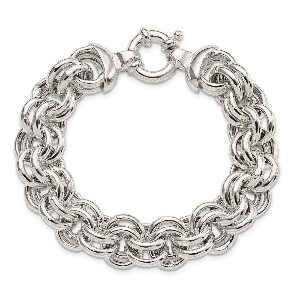 Sterling Silver Fancy Link Bracelet