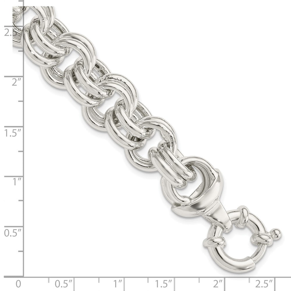 Sterling Silver Fancy Link Bracelet