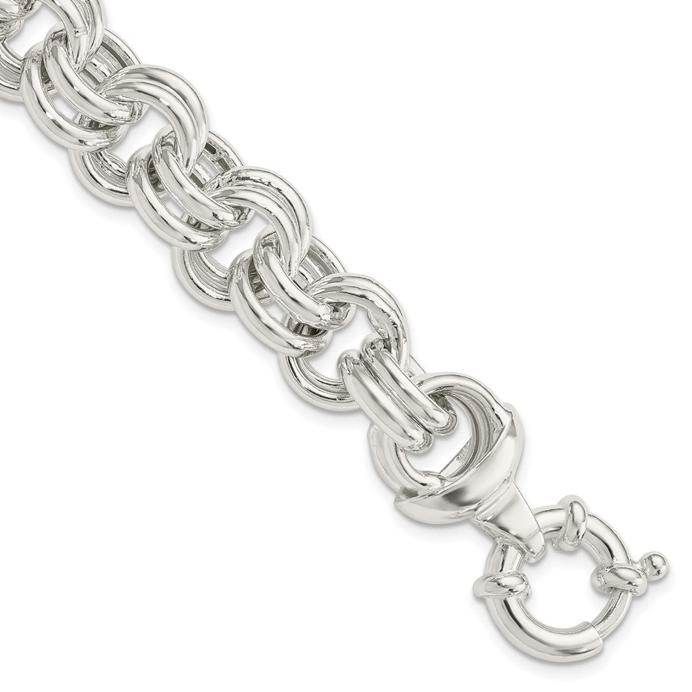 Sterling Silver Fancy Link Bracelet