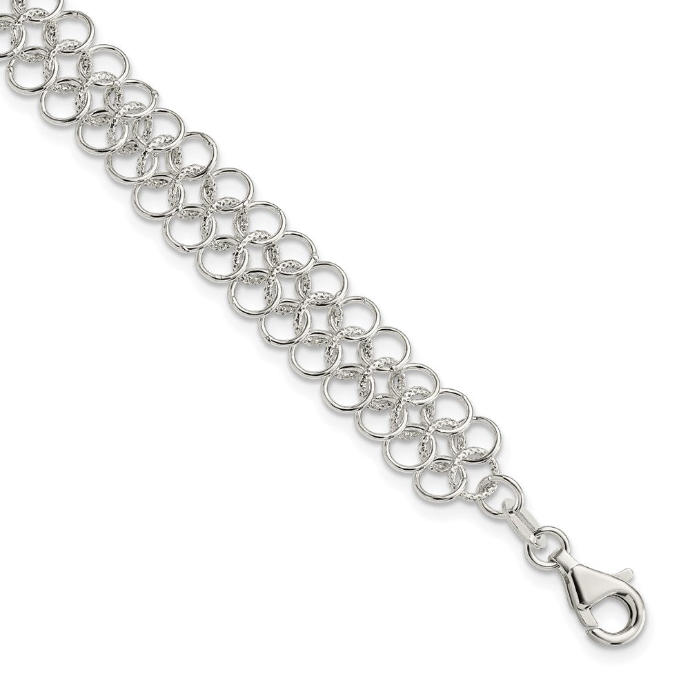 Sterling Silver Fancy Link Bracelet