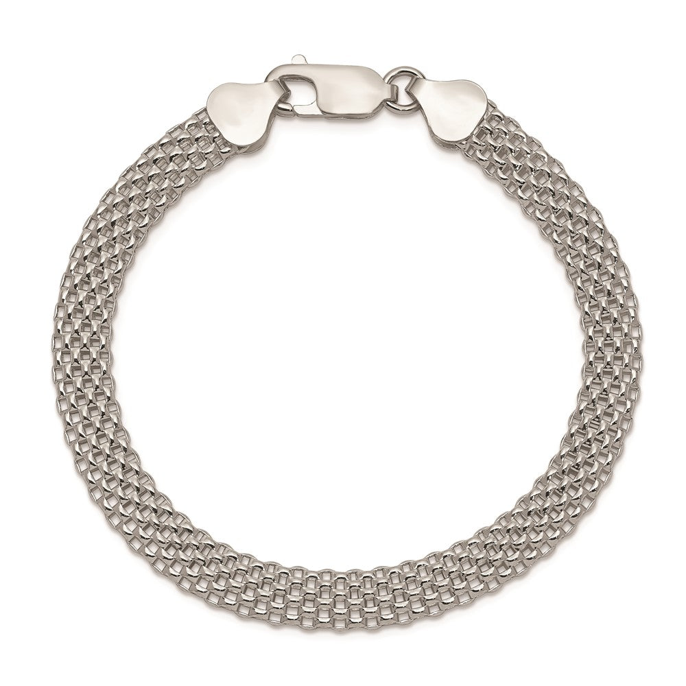 Sterling Silver 6mm Mesh Bracelet