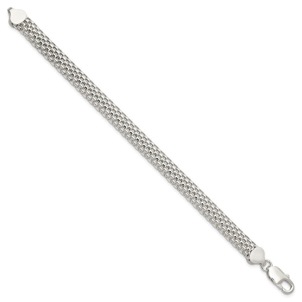 Sterling Silver 8mm Mesh Bracelet