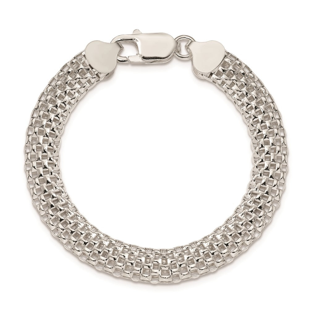 Sterling Silver 8mm Mesh Bracelet