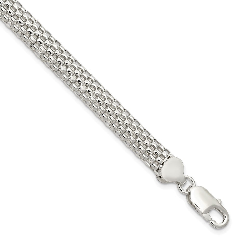 Sterling Silver 8mm Mesh Bracelet