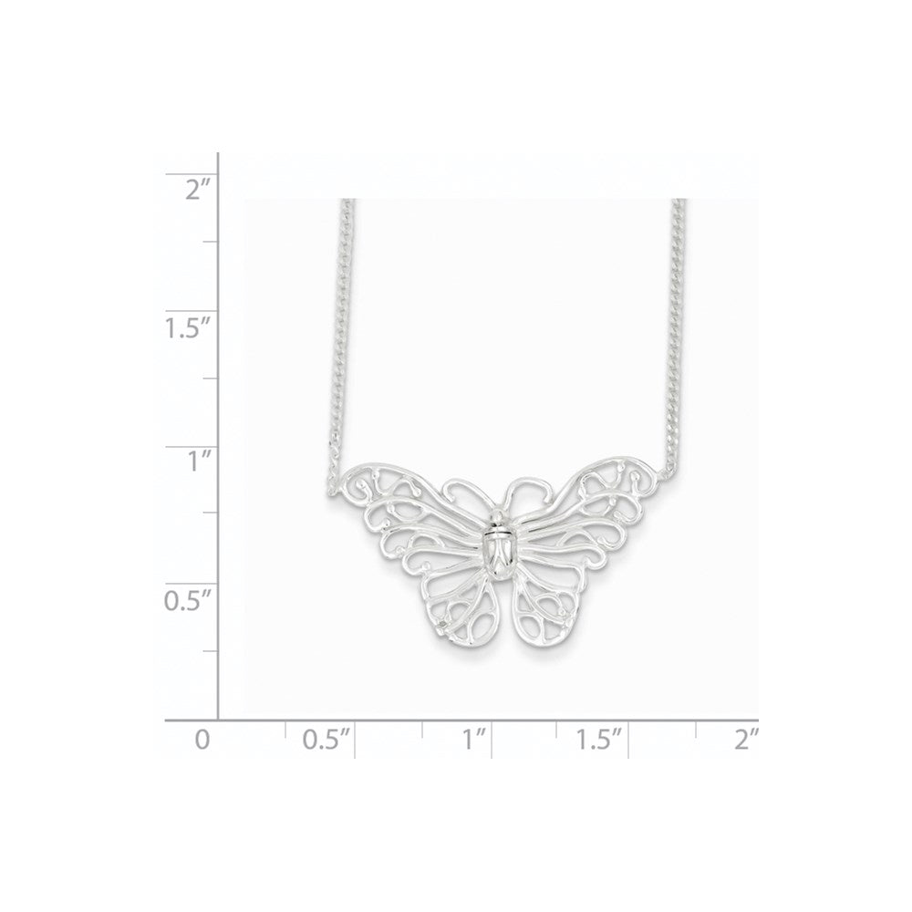 Sterling Silver Butterfly Necklace