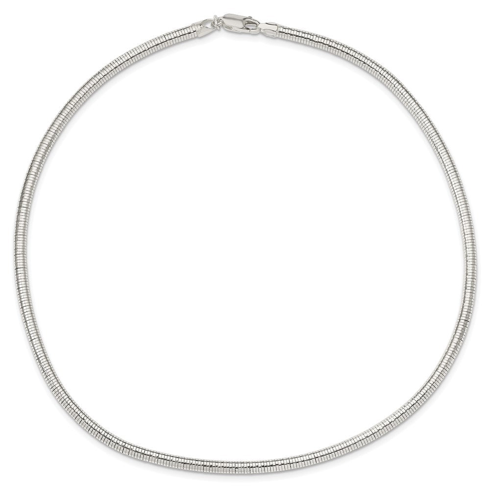 Sterling Silver Round 3.75mm Neckwire Necklace