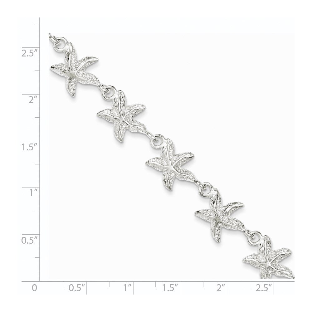 Sterling Silver Starfish Bracelet