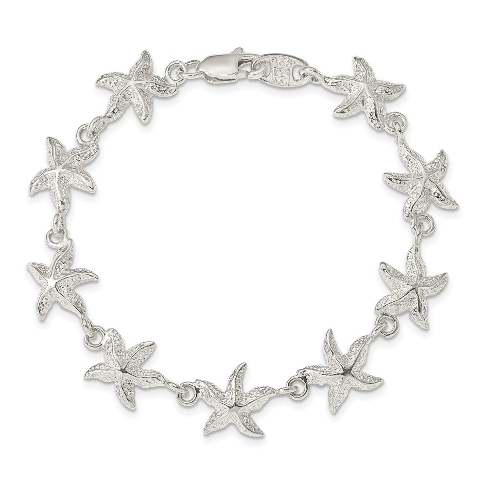 Sterling Silver Starfish Bracelet