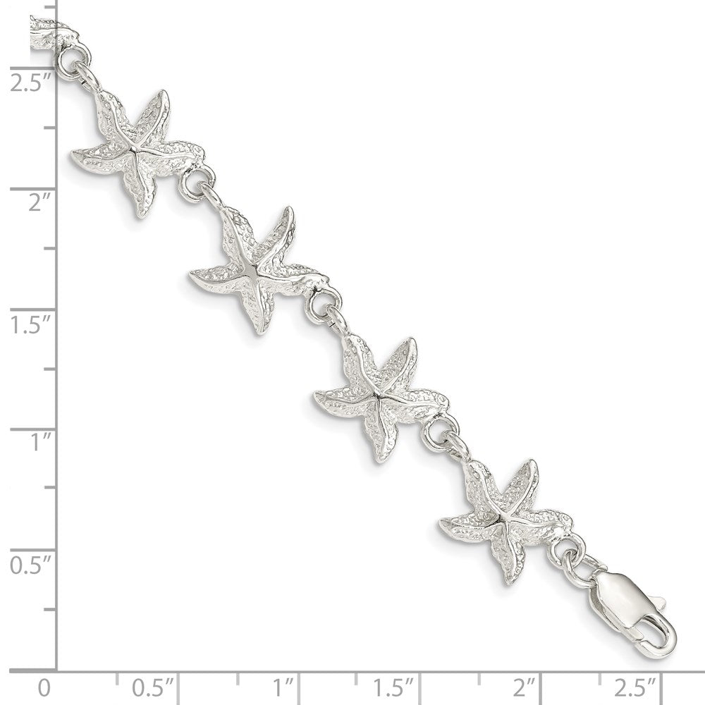 Sterling Silver Starfish Bracelet