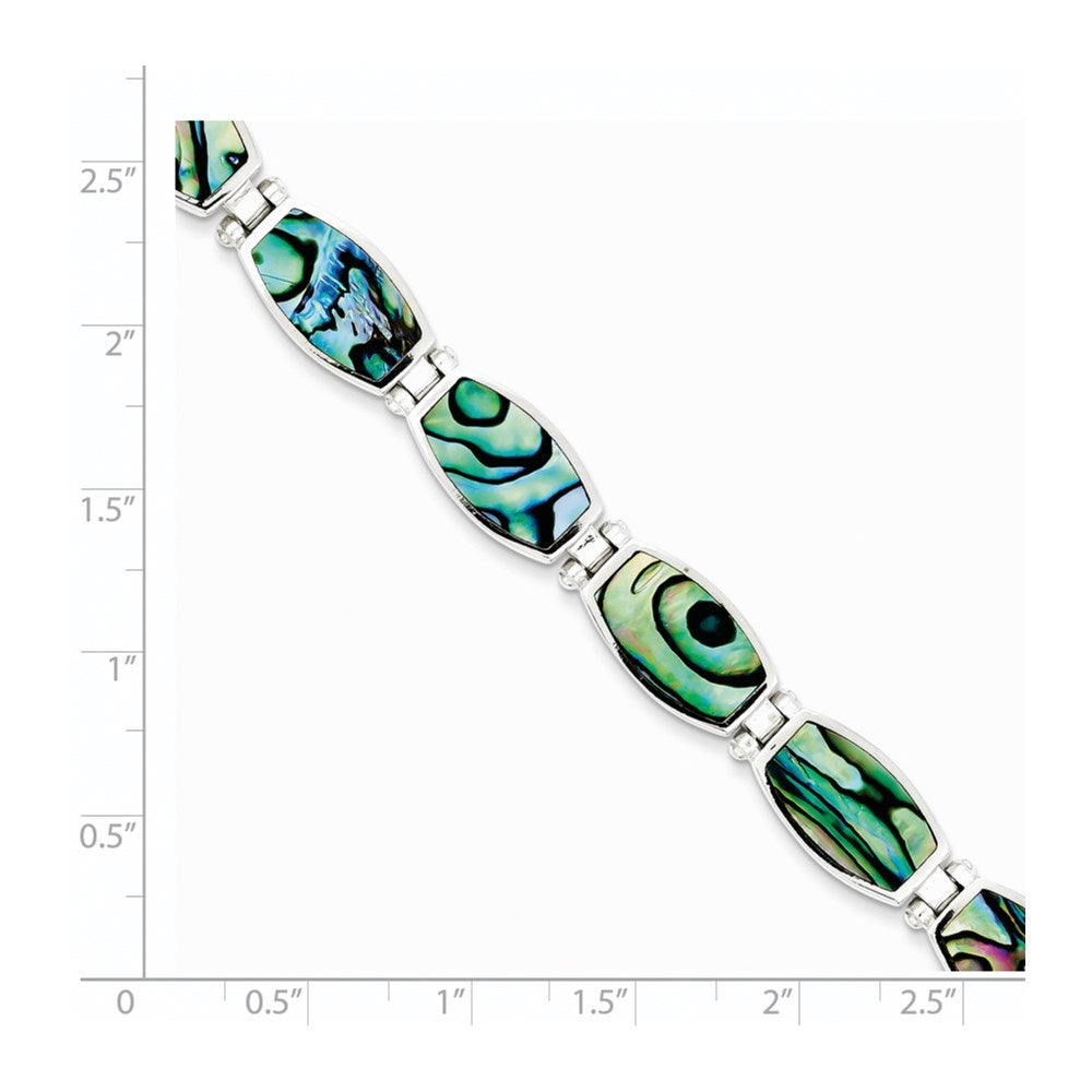 Sterling Silver Abalone Bracelet