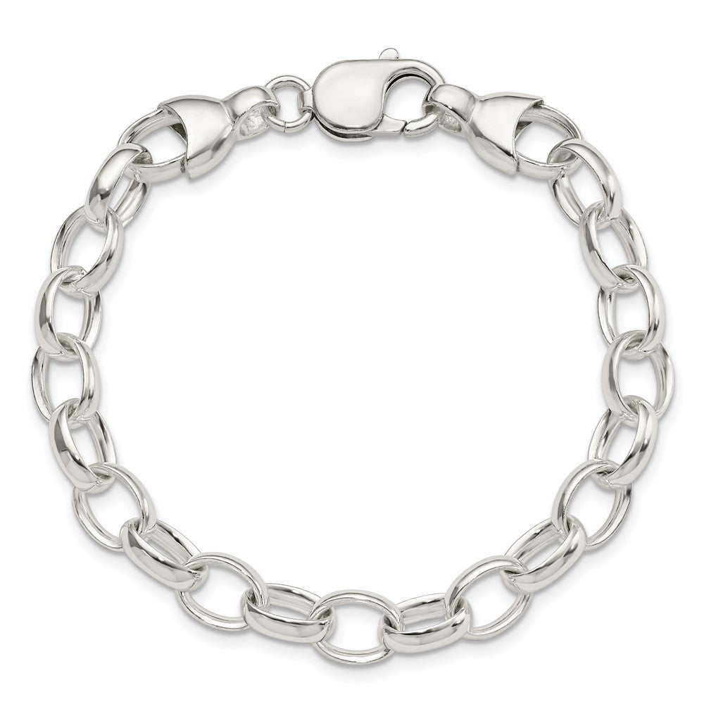 Sterling Silver 8.5inch Fancy Link Bracelet