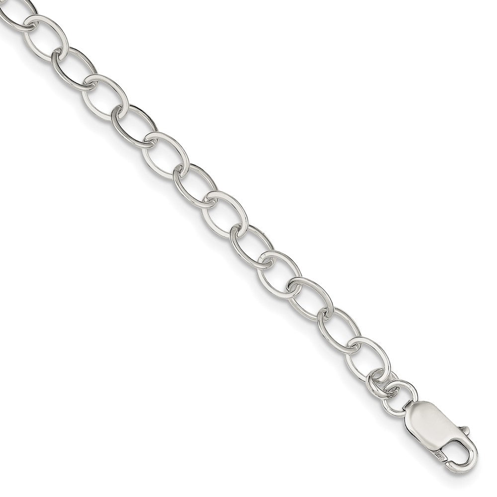 Sterling Silver 6.5inch Fancy Link Bracelet