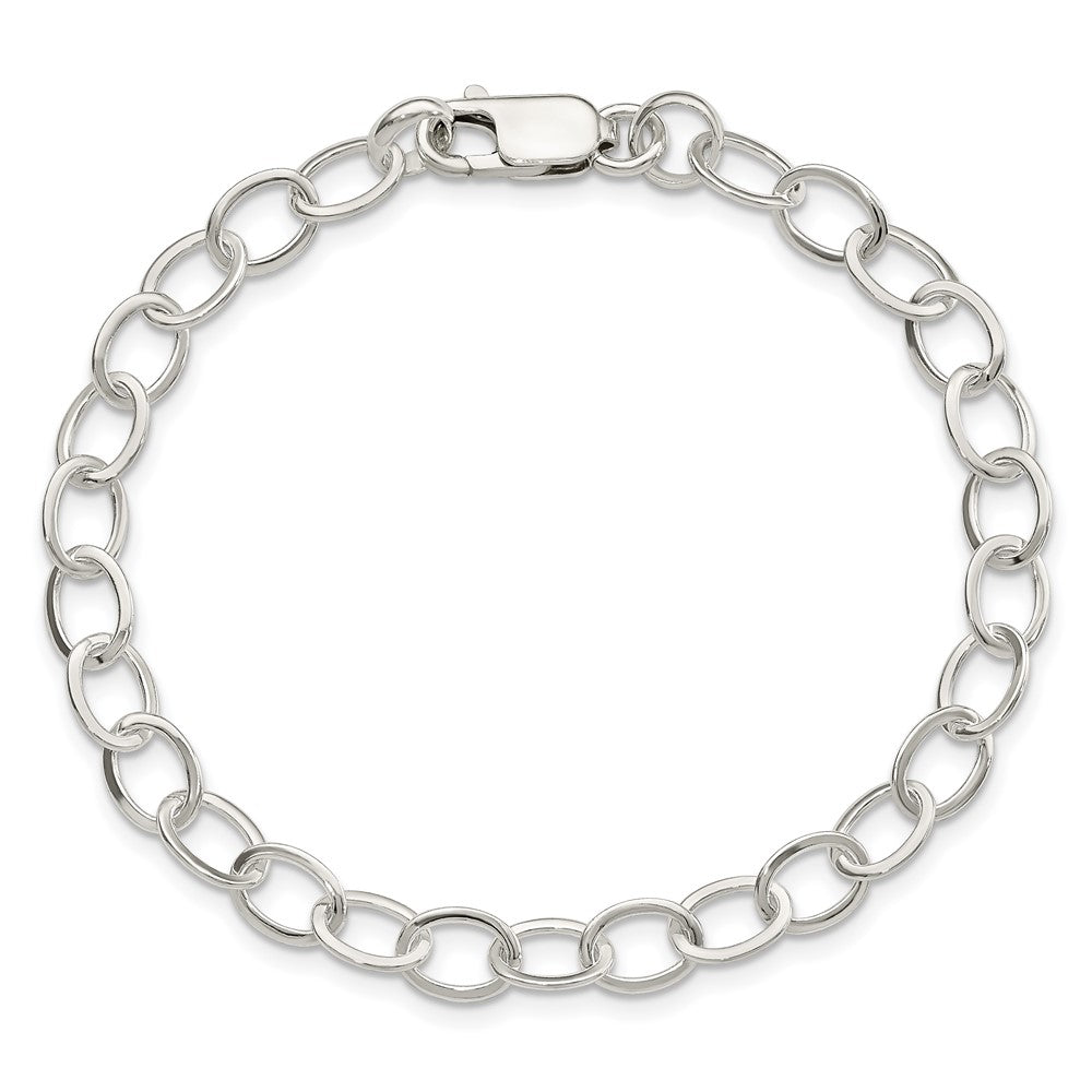 Sterling Silver 7.5inch Fancy Link Bracelet