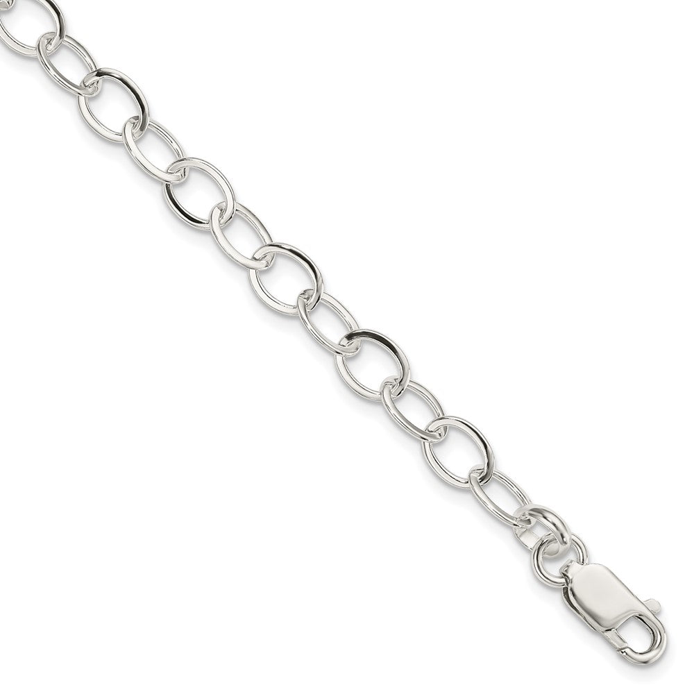 Sterling Silver 7.5inch Fancy Link Bracelet