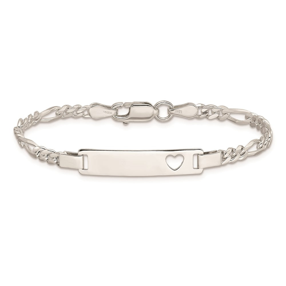 Sterling Silver Baby ID Bracelet