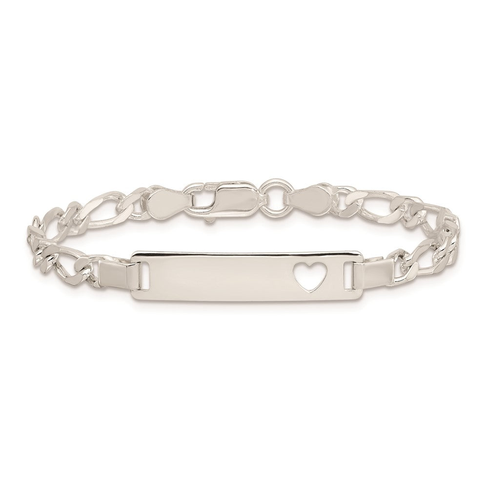 Sterling Silver Baby ID 6 IN Bracelet