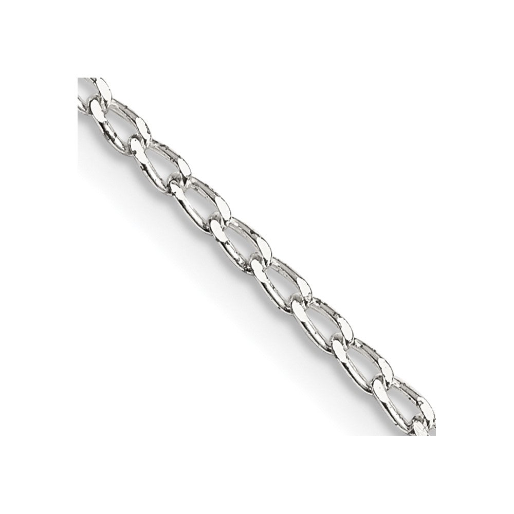 Sterling Silver 1.5mm Open Elongated Link Chain