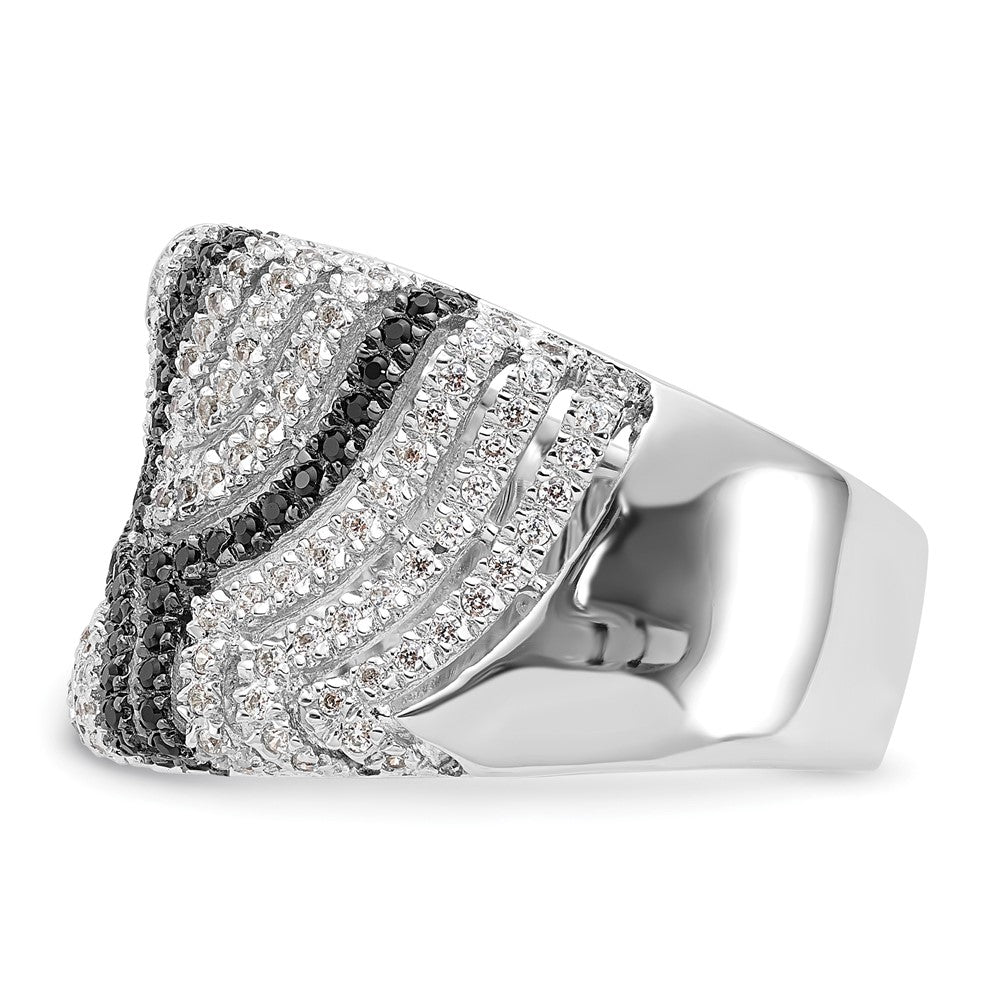 Sterling Silver & CZ Brilliant Embers Ring