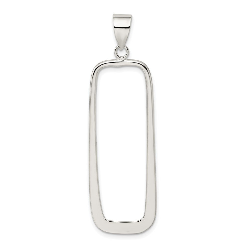 Sterling Silver Rectangle Pendant