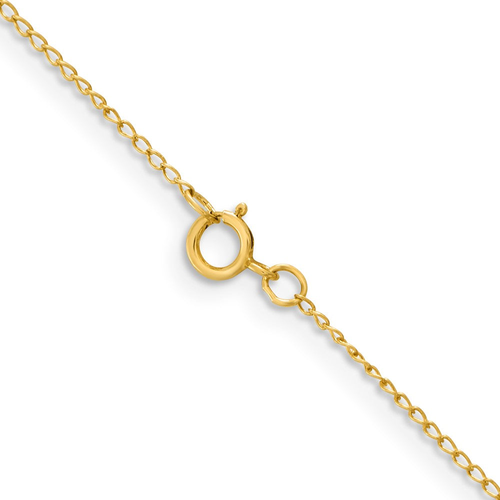 Sterling Silver Flash Gold-plated Curb Chain