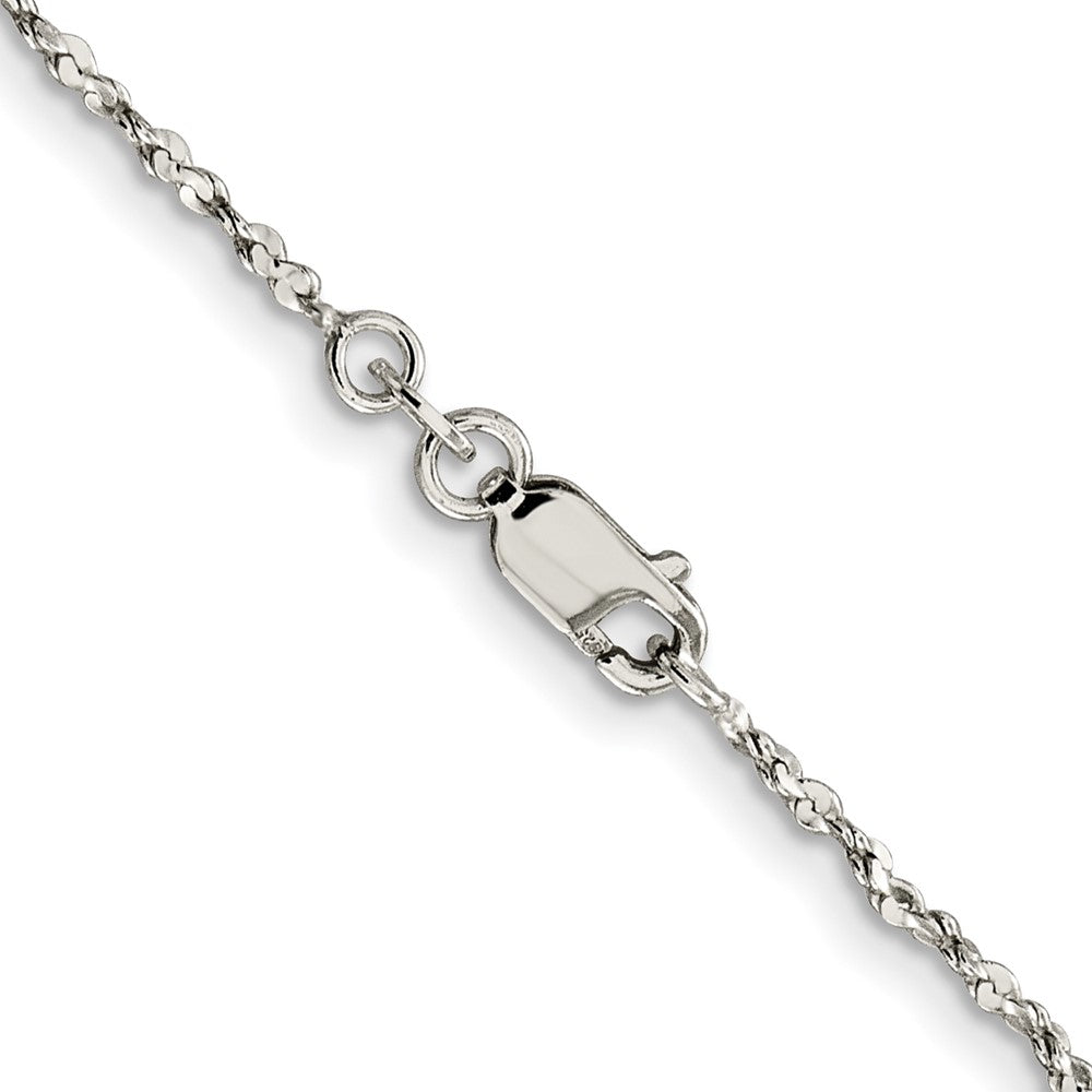 Sterling Silver 1.6mm Twisted Serpentine Chain