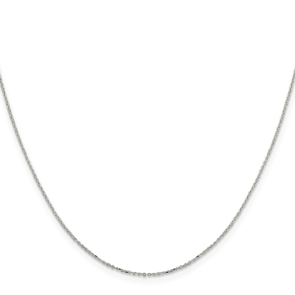 Sterling Silver 1mm 8 Sided D/C Cable Chain