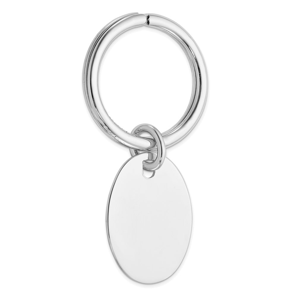 Sterling Silver Rhodium Plated Key Chain