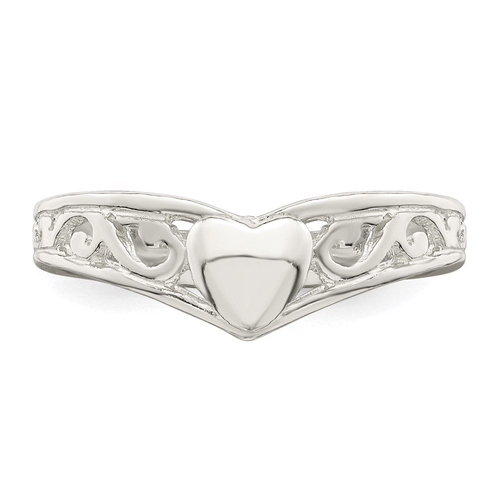 Sterling Silver Heart Ring