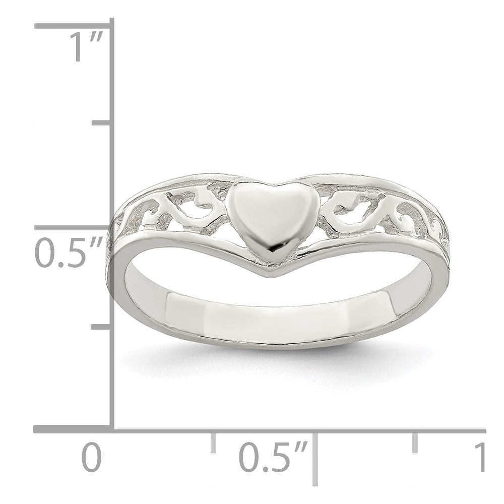 Sterling Silver Heart Ring