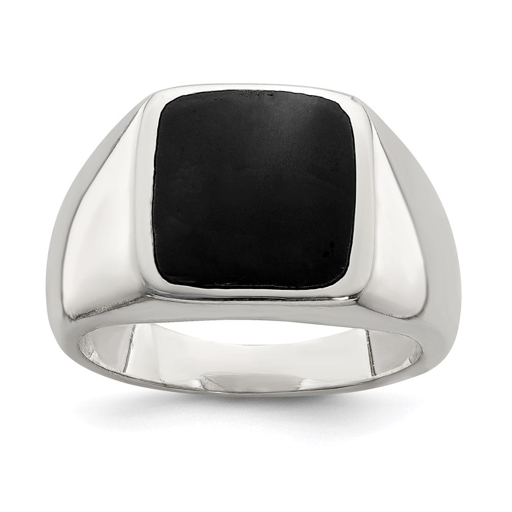 Sterling Silver Synthetic Stone Ring