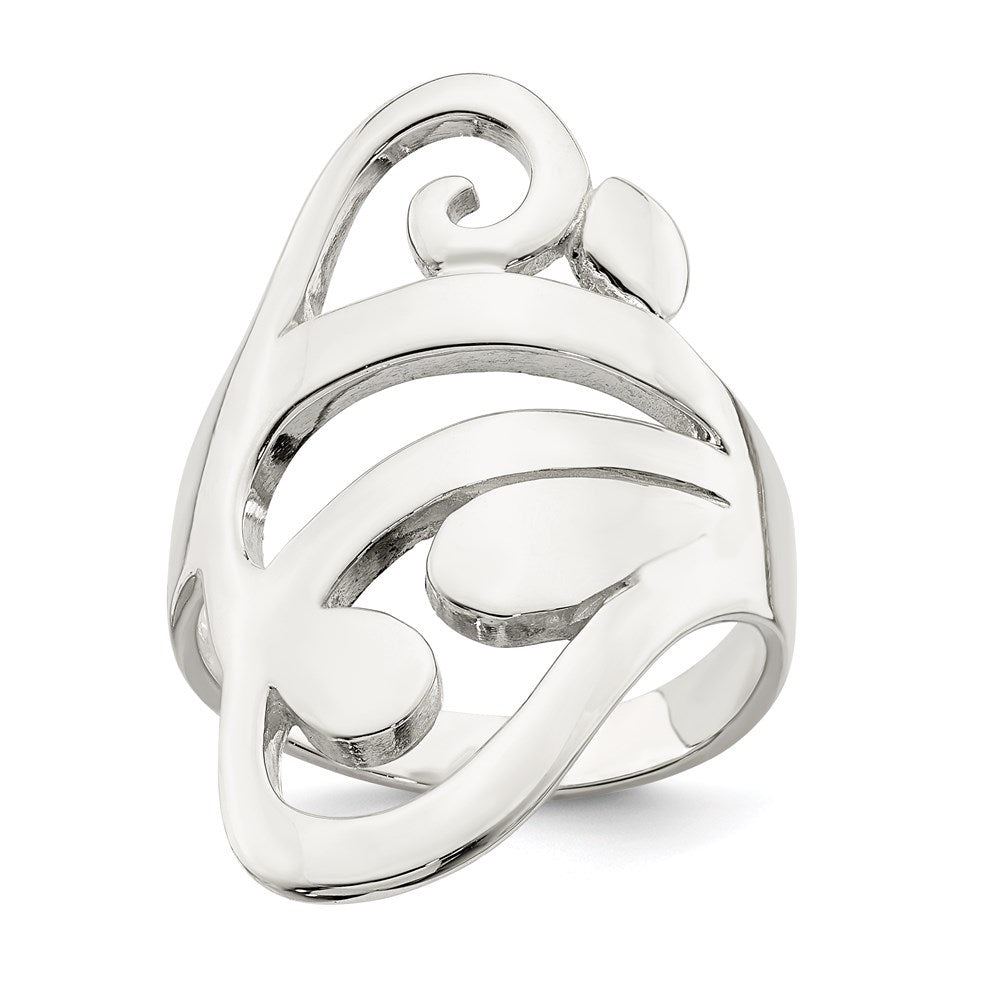 Sterling Silver Scroll Ring