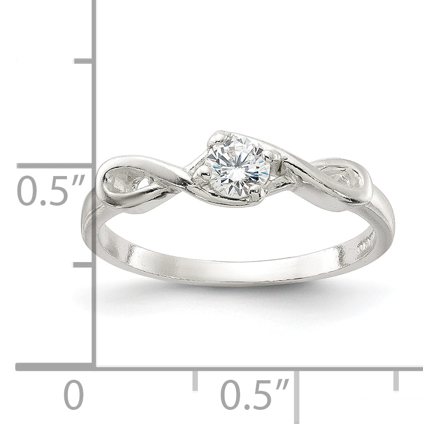 Sterling Silver CZ Ring QR2415