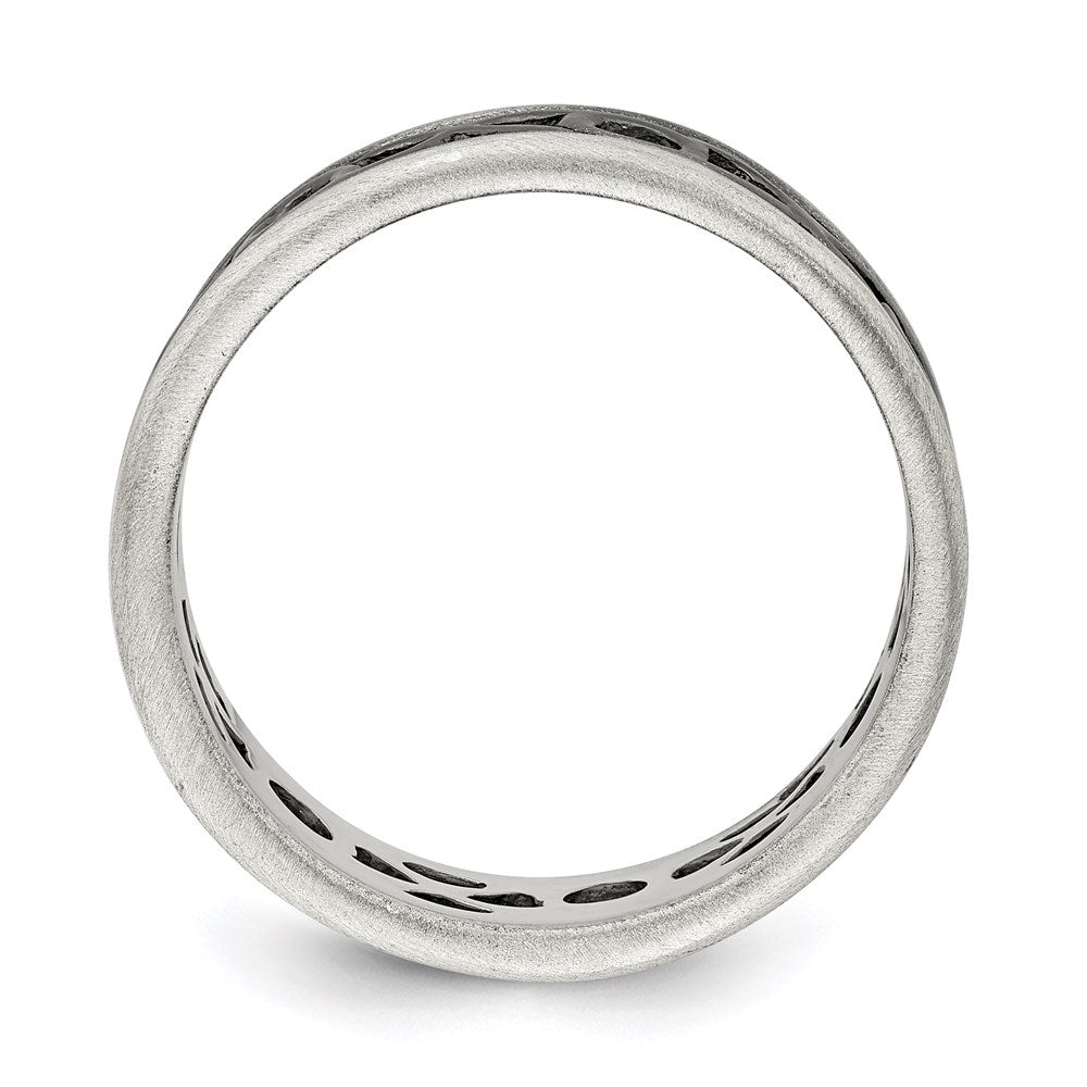 Sterling Silver X&O Design Ring